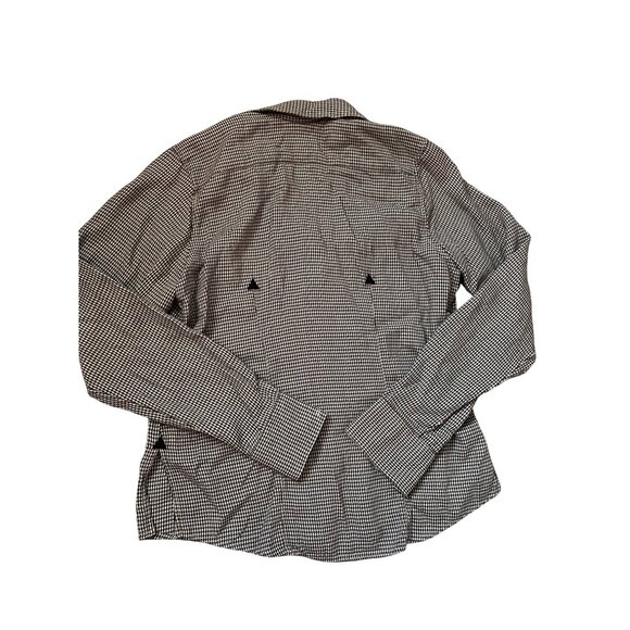 Rockies Black & White Houndstooth Button Up Shirt Women's Size M - Picture 7 of 8